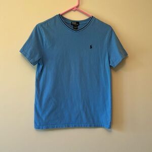 Polo by Ralph Lauren blue crew neck polo youth boys size large (14/16).